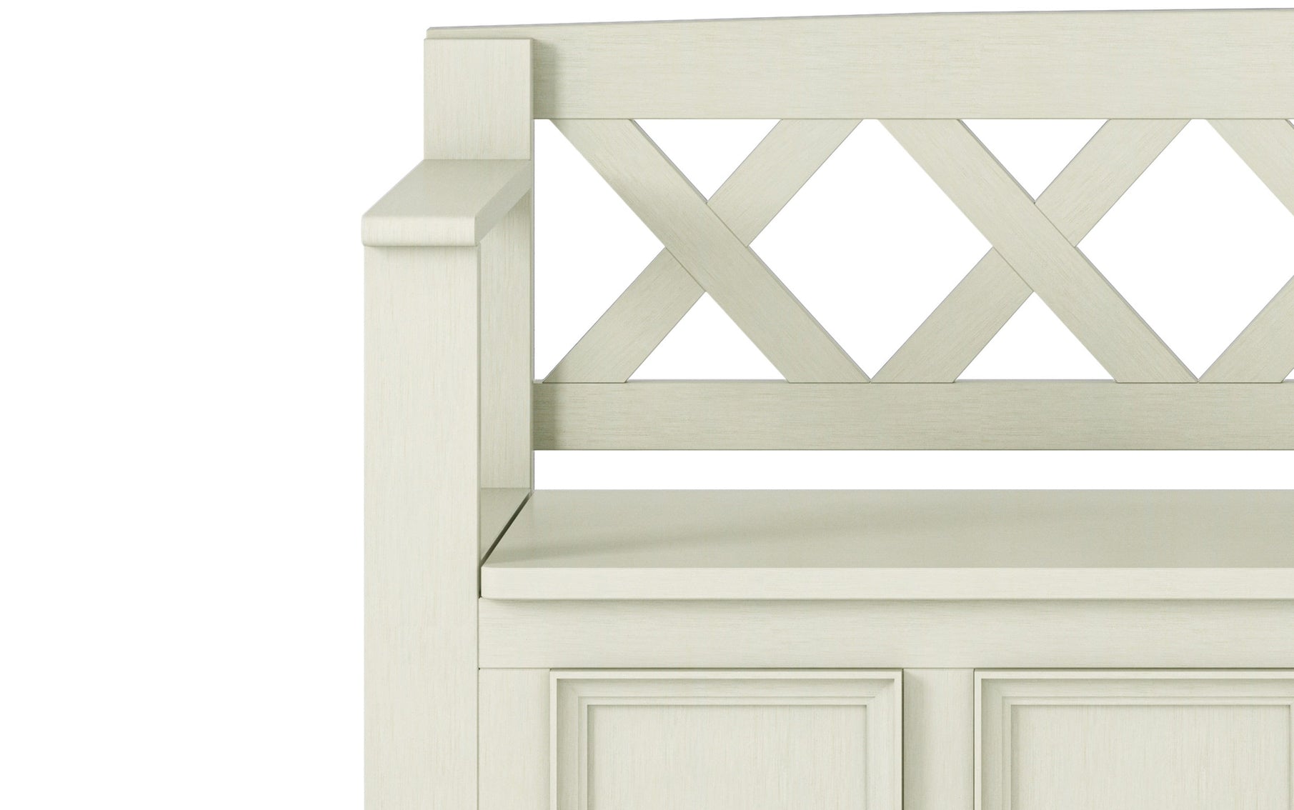 Antique White | Amherst Entryway Bench
