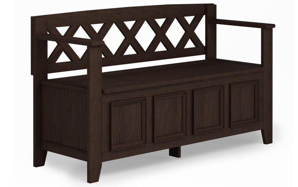 Farmhouse Brown | Amherst Entryway Bench