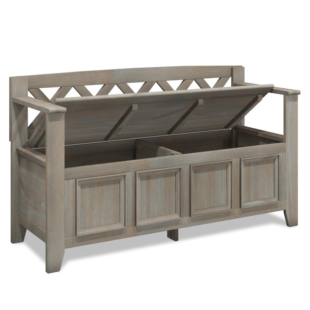 Distressed Grey | Amherst Entryway Bench