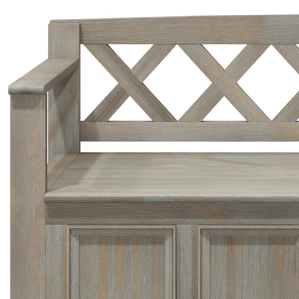 Distressed Grey | Amherst Entryway Bench