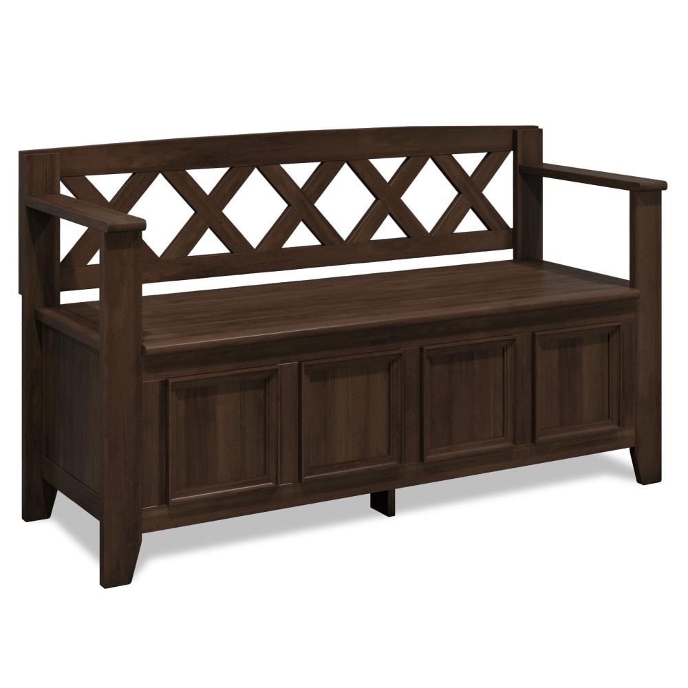 Natural Aged Brown | Amherst Entryway Bench