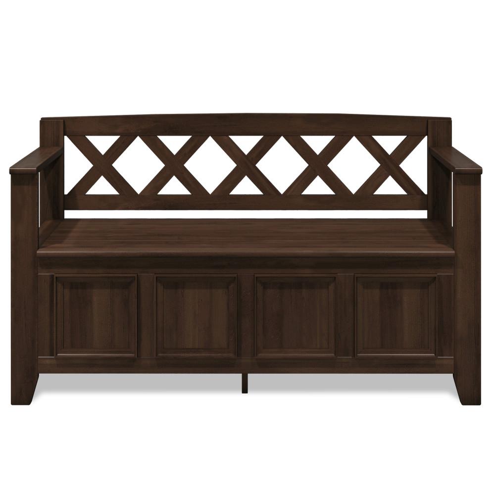 Natural Aged Brown | Amherst Entryway Bench