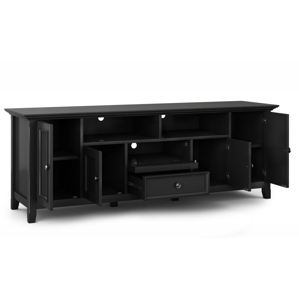 Black | Amherst 72 inch Wide TV Media Stand