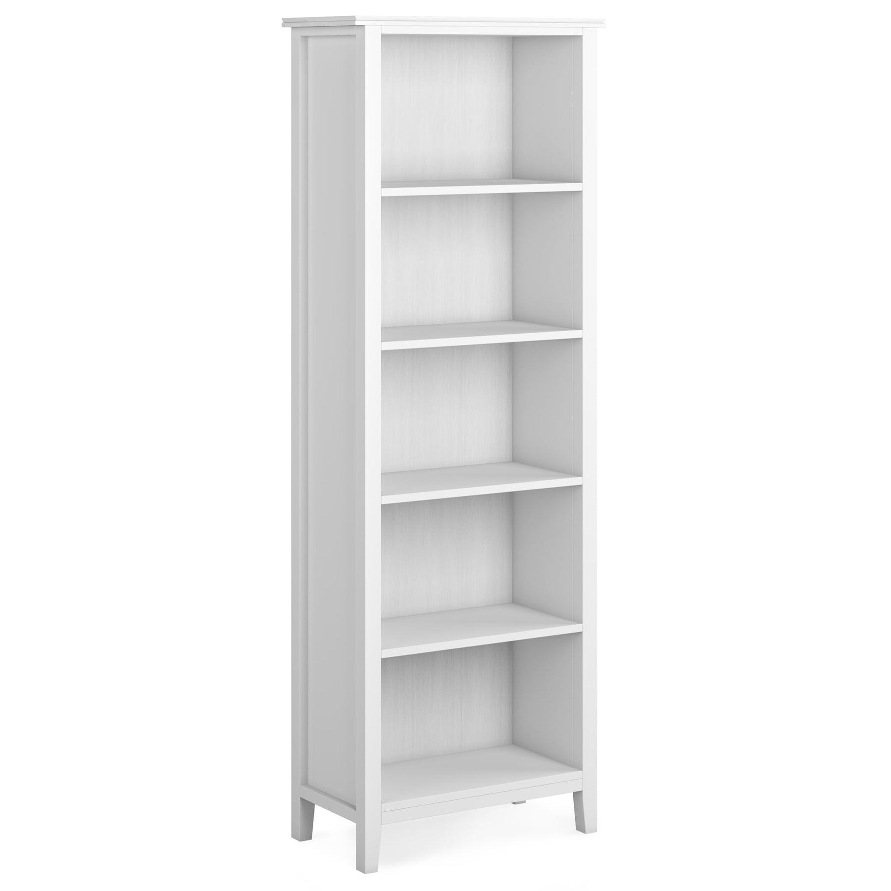 White | Artisan 5 Shelf Bookcase