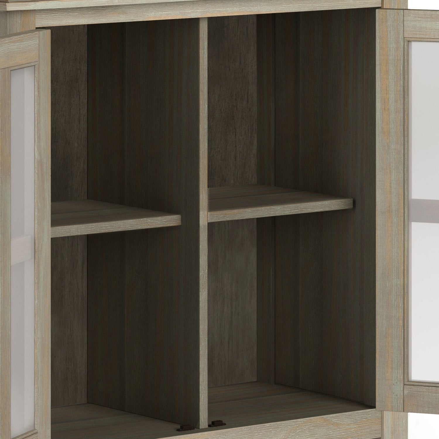 Distressed Grey | Artisan Low Storage Cabinet