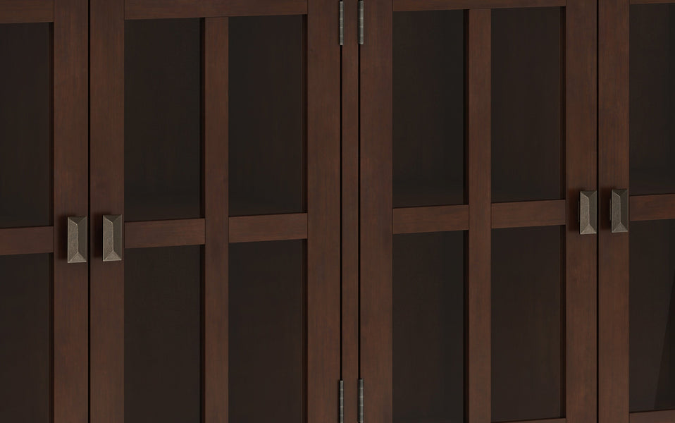 Russet Brown | Artisan Wide 4 Door Storage Cabinet