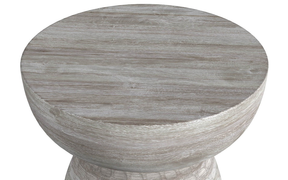 White Wash | Boyd Wooden Accent Table