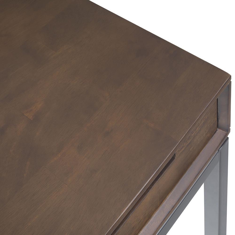 Walnut Brown Solid Wood - Rubber | Banting Mid Century Desk