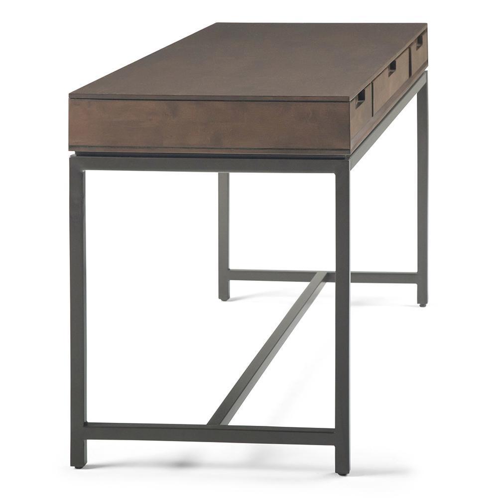 Walnut Brown Solid Wood - Rubber | Banting Mid Century Desk