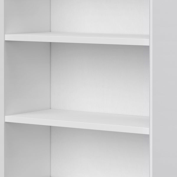 White Solid Wood - Rubber | Banting Bookcase