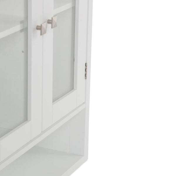 Pure White | Acadian Double Door Wall Cabinet