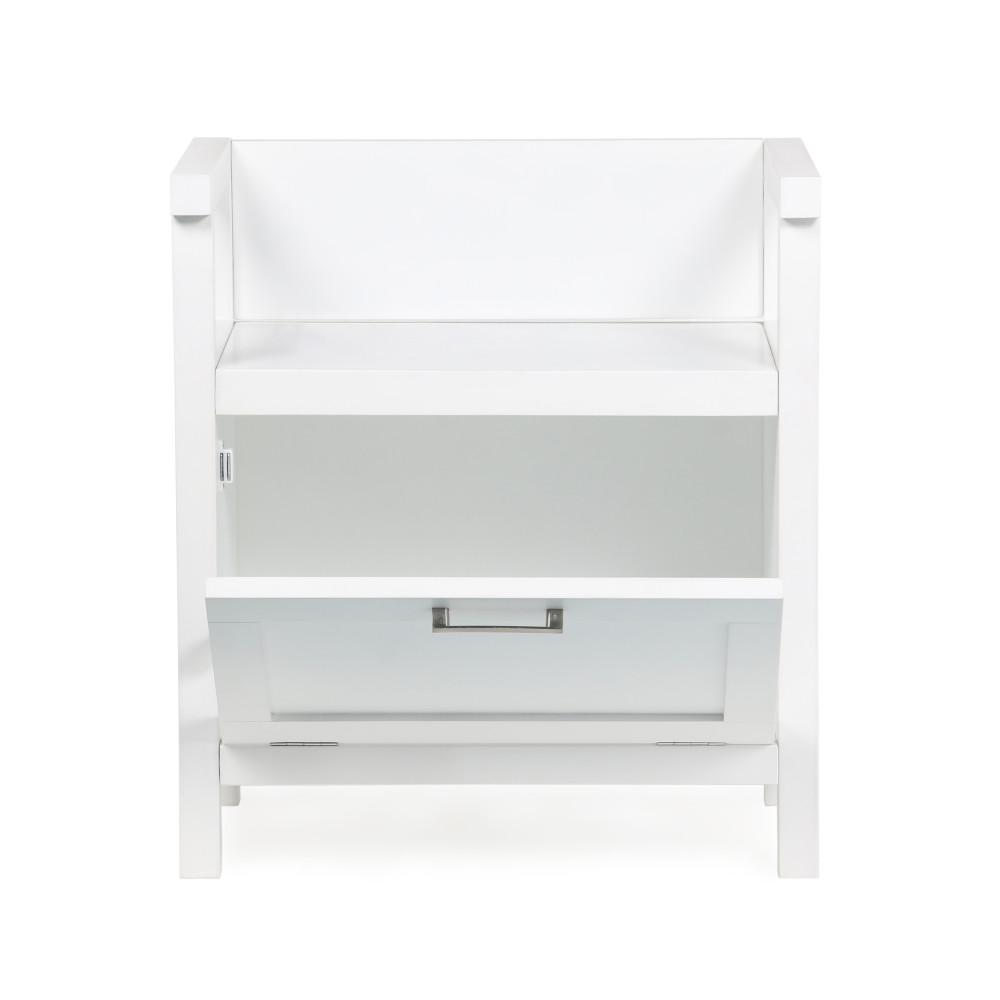 Pure White | Gatsby Storage Hamper Bench
