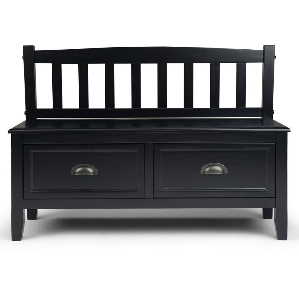 Black | Burlington Entryway Bench