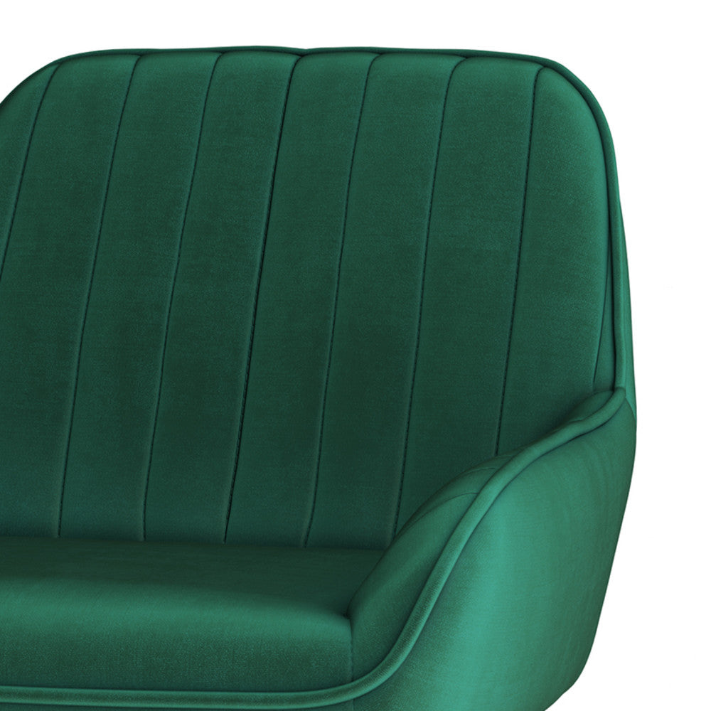 Green Velvet Fabric | Cassady Counter Height Stool (Set of 2)