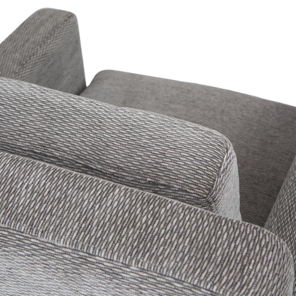 Pewter Linen Style Fabric | Carrigan Club Chair