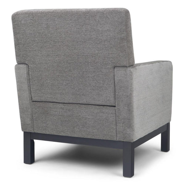 Pewter Linen Style Fabric | Carrigan Club Chair