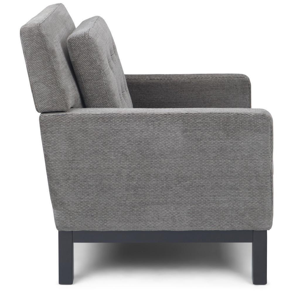 Pewter Linen Style Fabric | Carrigan Club Chair