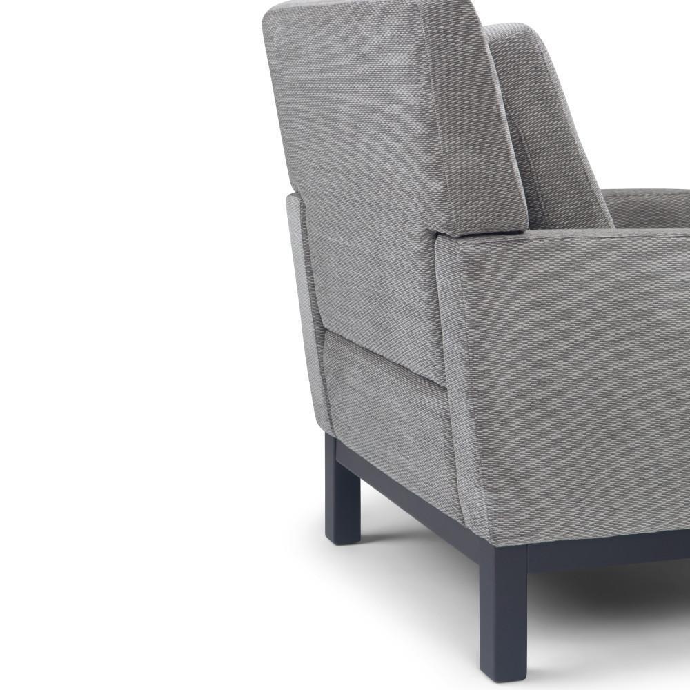 Pewter Linen Style Fabric | Carrigan Club Chair