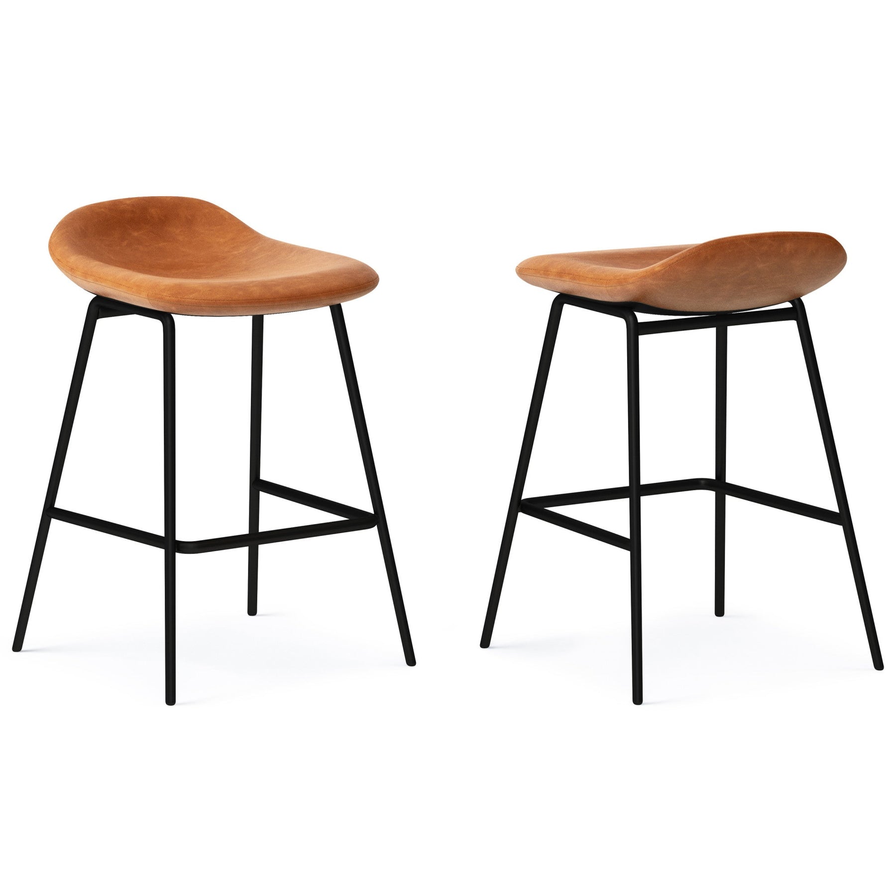 Camel Brown | Dafney Counter Height Stool (Set of 2)