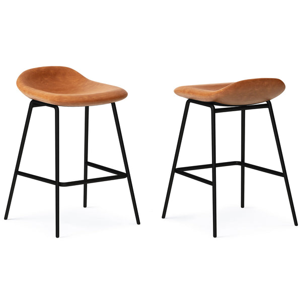 Camel Brown | Dafney Counter Height Stool (Set of 2)