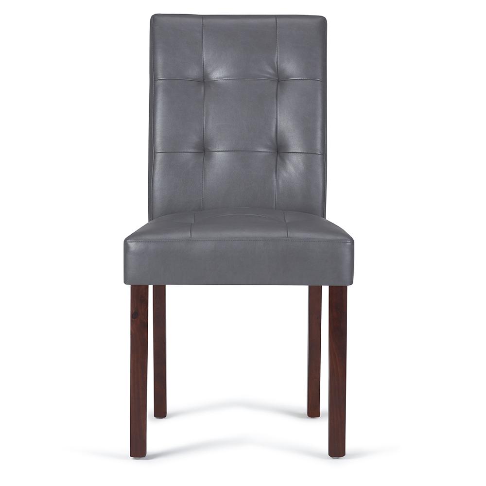 Stone Grey Vegan Leather | Andover Parson Dining Chair (Set of 2)