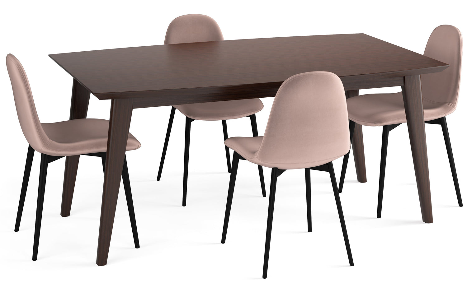 Rose | Alpine II 5 Piece Dining Set