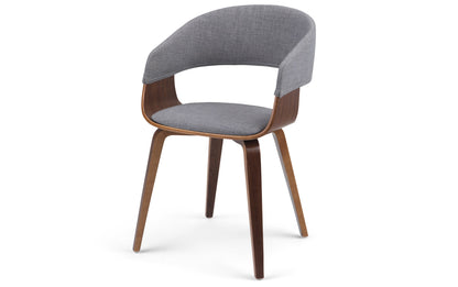 Grey Linen Style Fabric | Lowell III 7 Piece Dining Set
