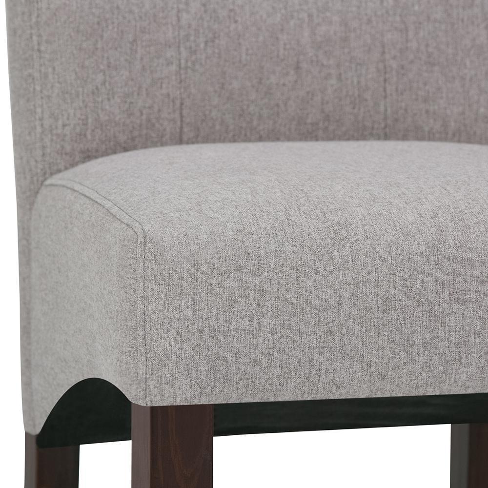 Cloud Grey Linen Style Fabric | Cosmopolitan Large 7 piece Dining Set