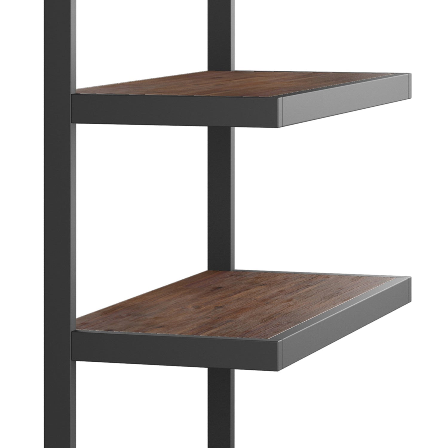 Distressed Charcoal Brown | Erina Bookcase
