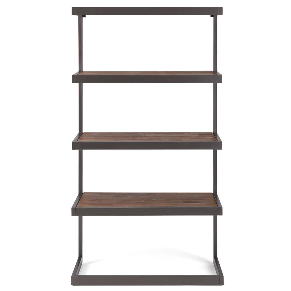 Rustic Natural Aged Brown | Erina Bookcase
