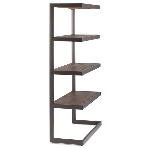 Rustic Natural Aged Brown | Erina Bookcase