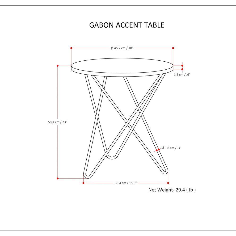 Gabon Accent Table