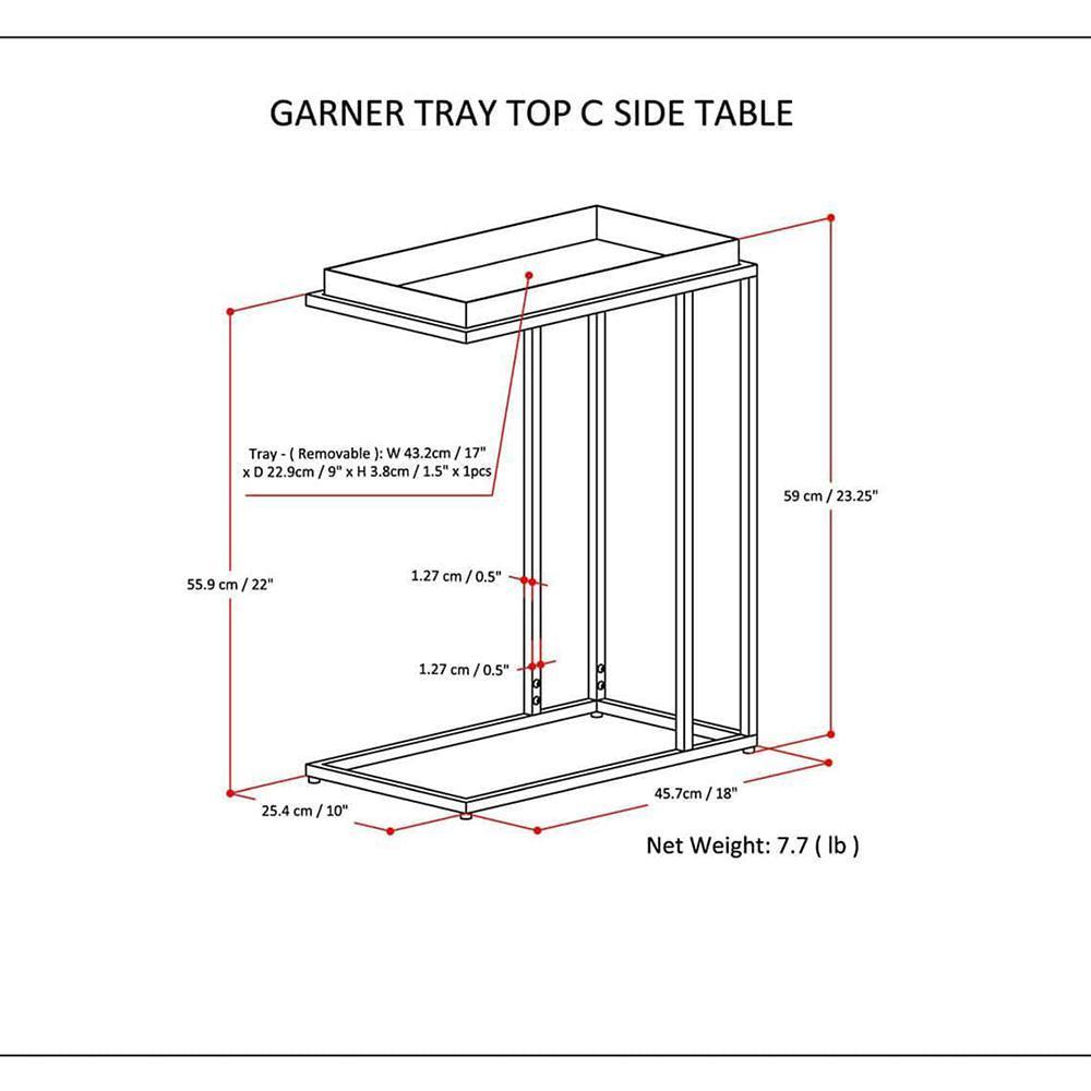 Garner Tray Top C Side Table