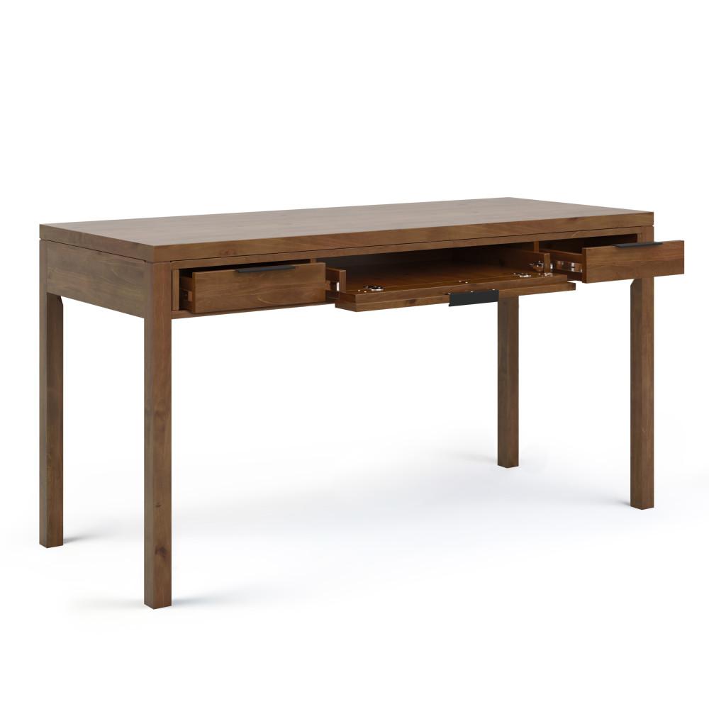Medium Saddle Brown | Hollander Solid Wood Desk