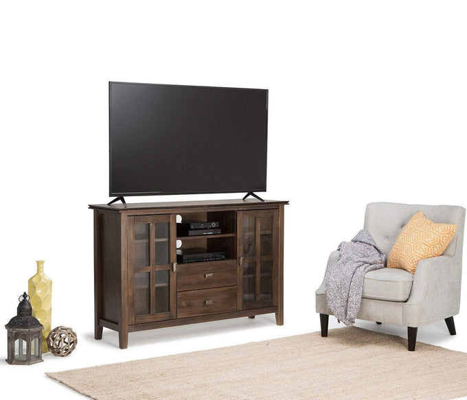 Natural Aged Brown | Artisan Tall TV Stand