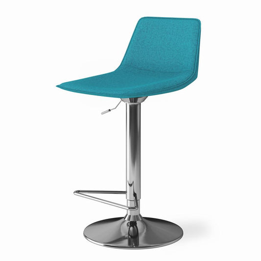 Aqua Blue | Hopkins Adjustable Bar Stool