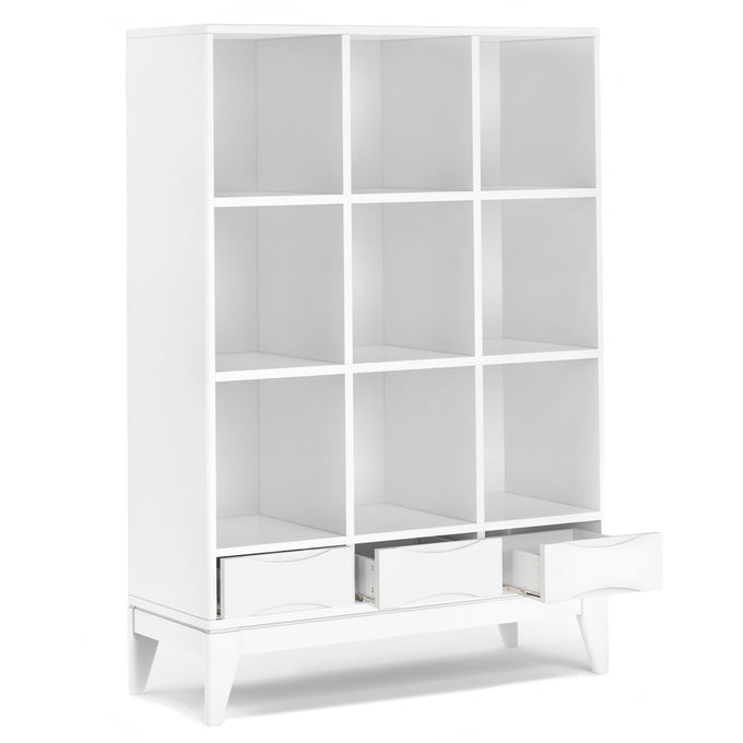 White | Harper 58 x 42 inch Cube Storage with Drawers