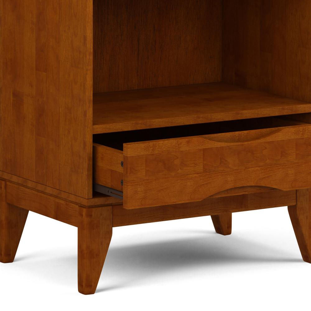 Teak Brown | Harper 60 x 24 inch Bookcase with Storage