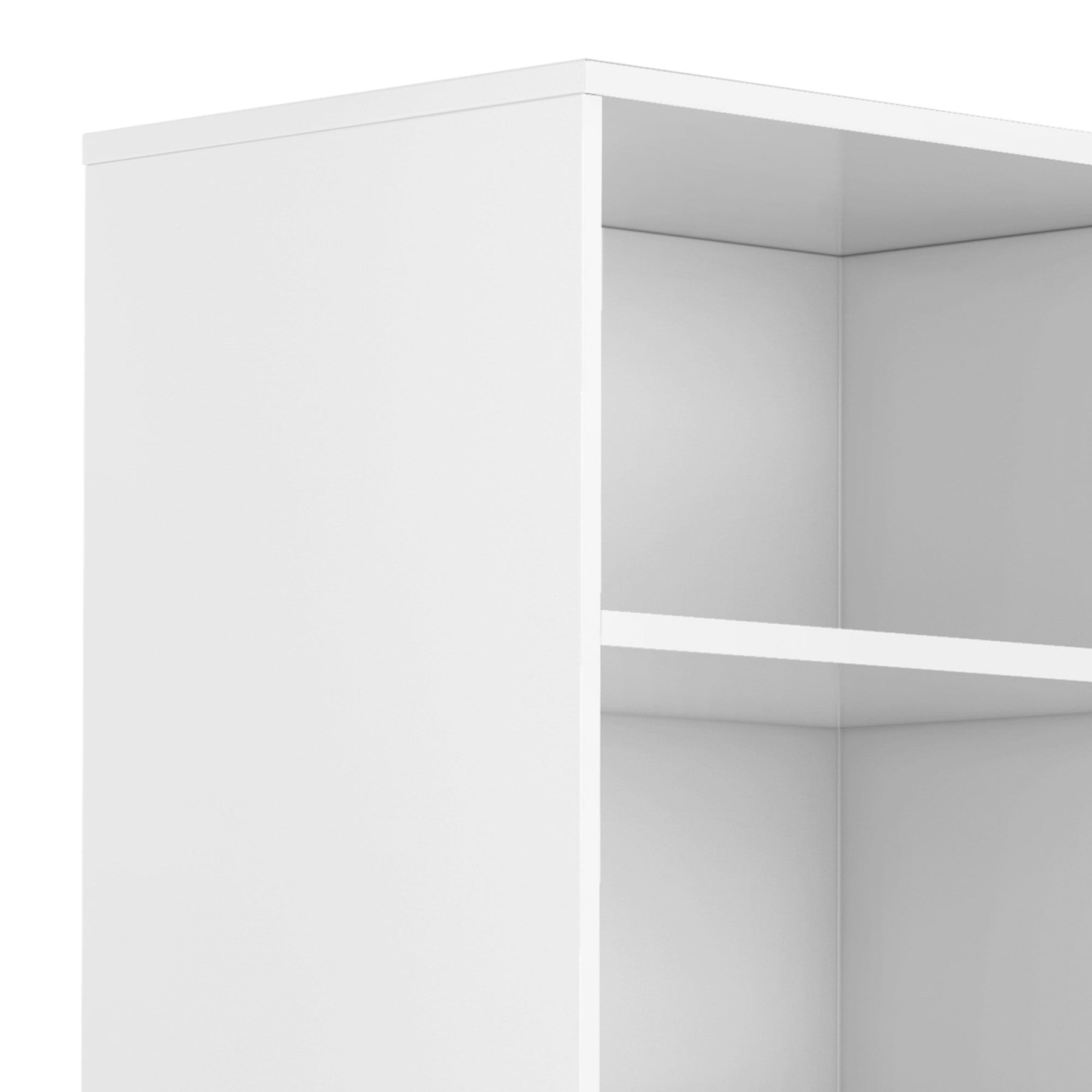 White | Harper 60 x 24 inch Bookcase with Storage