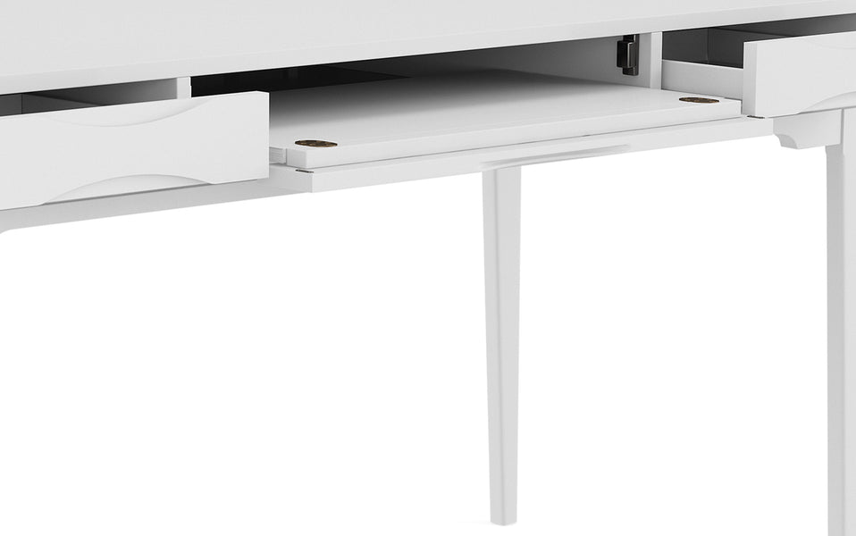 White | Harper 60 inch Desk