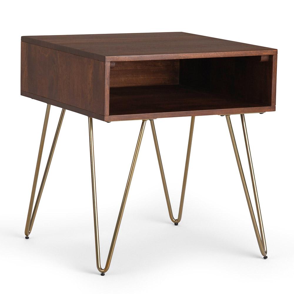 Umber Brown Stain Mango | Hunter End Table