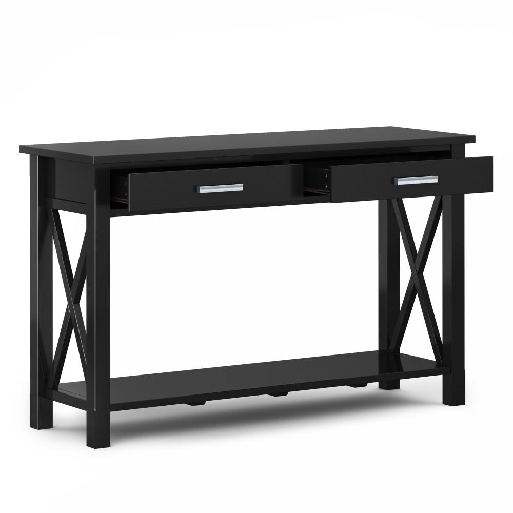 Black | Kitchener 47.5 inch Console Sofa Table