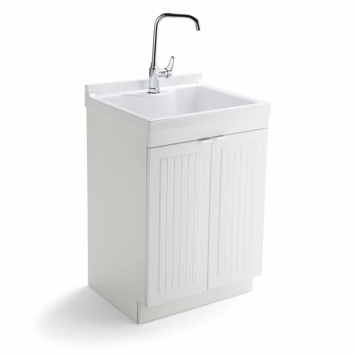 24 Inch Pure White | Murphy ABS Laundry Cabinet