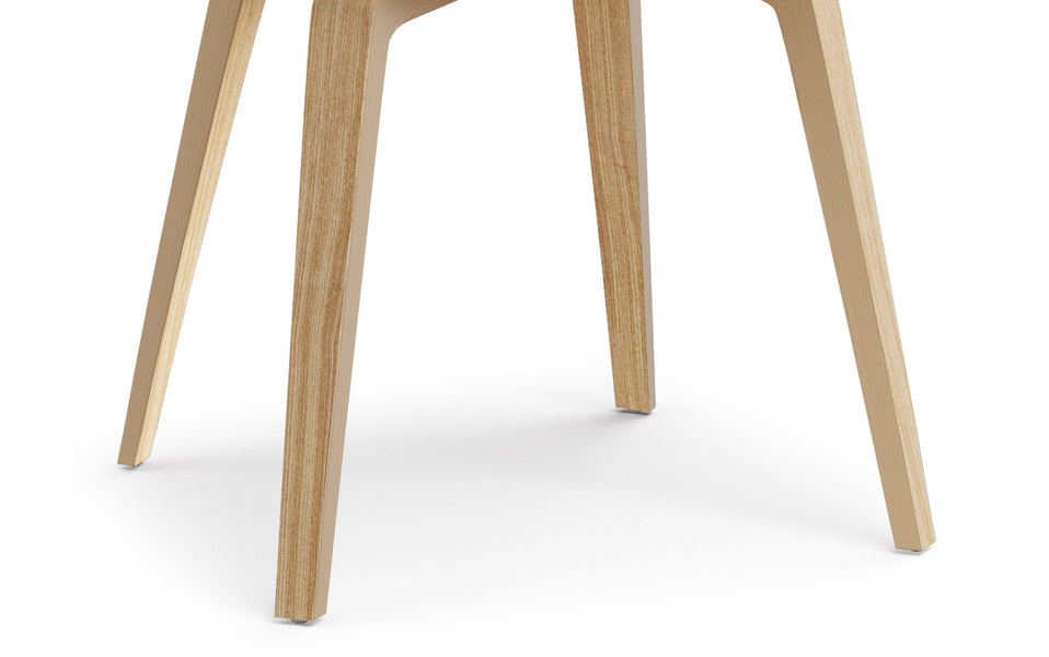 Acid Green Natural Oak Linen Style Fabric | Lowell Bentwood Dining Chair
