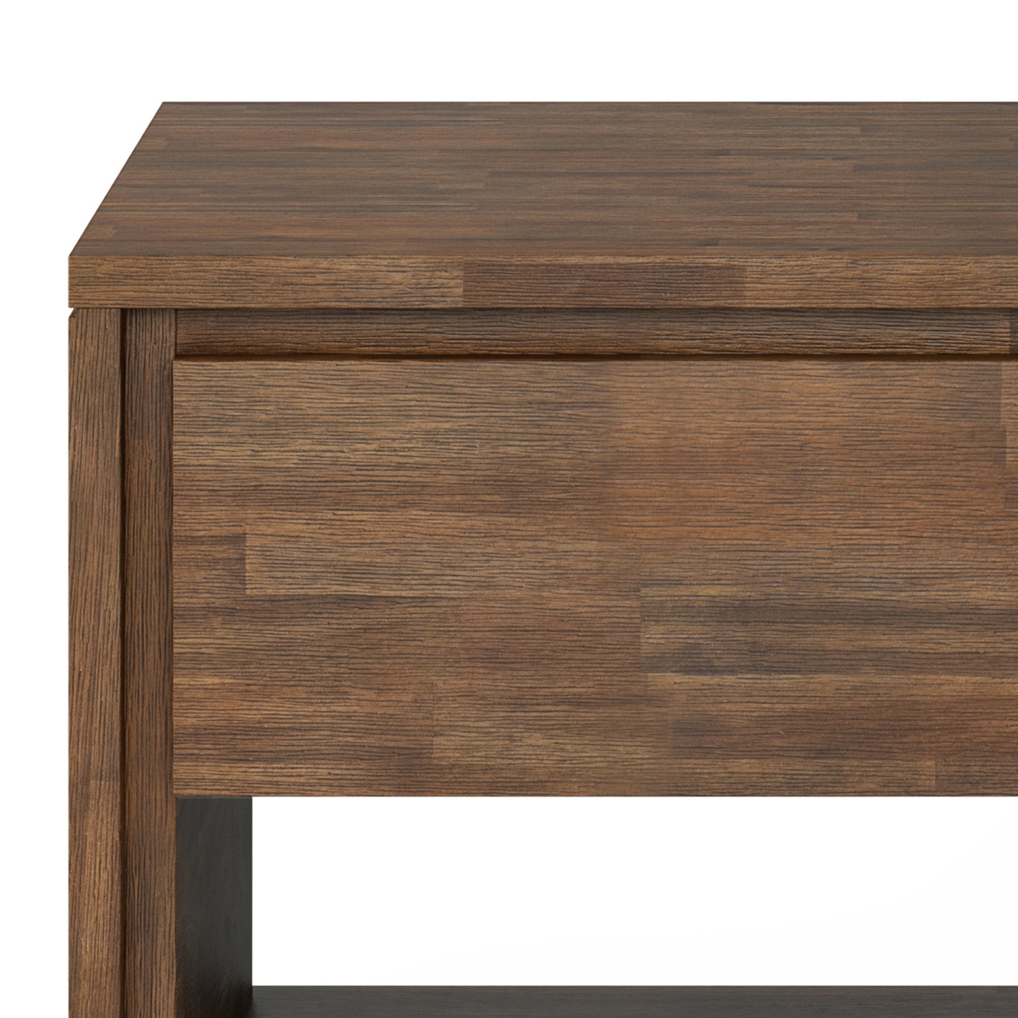 Rustic Natural Aged Brown Acacia | Lowry End Table