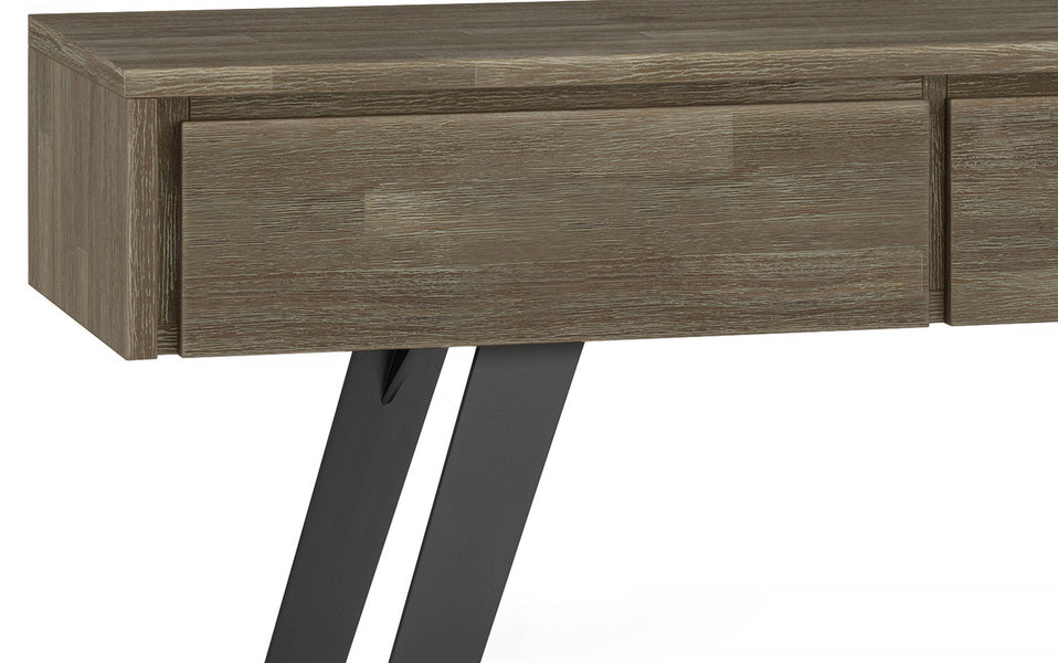Distressed Grey | Lowry Solid Acacia Console Sofa Table