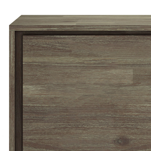 Distressed Grey Acacia | Lowry Medium Storage Cabinet