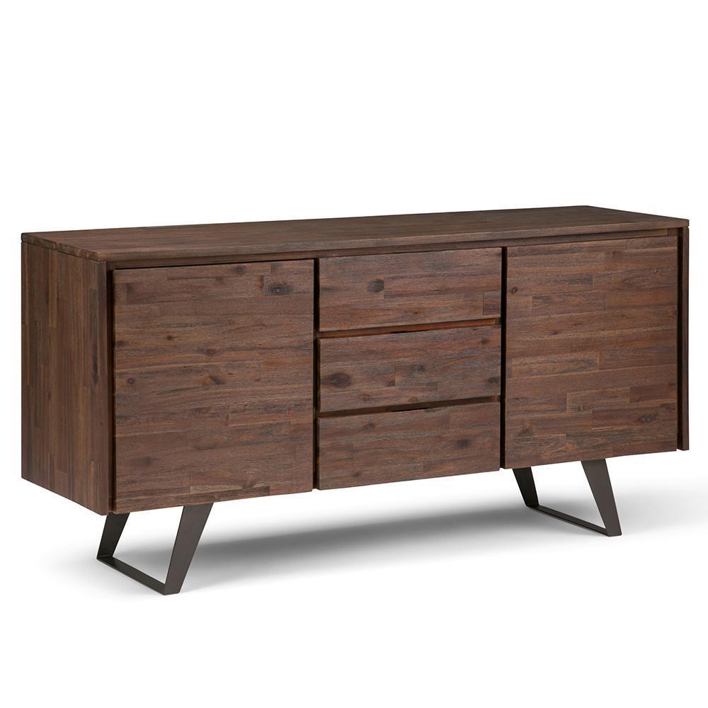 Distressed Charcoal Brown | Lowry Sideboard Buffet