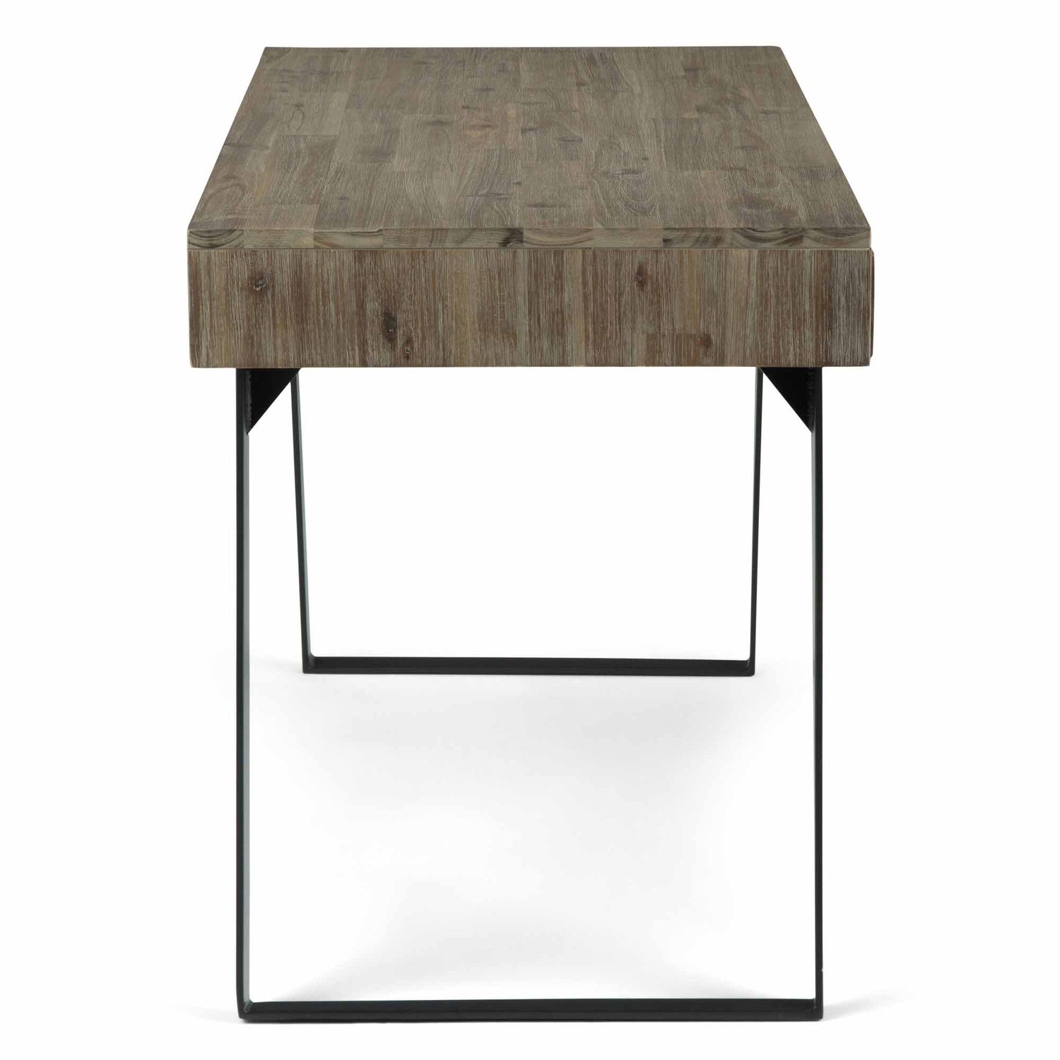 Distressed Grey Solid Wood - Acacia | Lowry Desk
