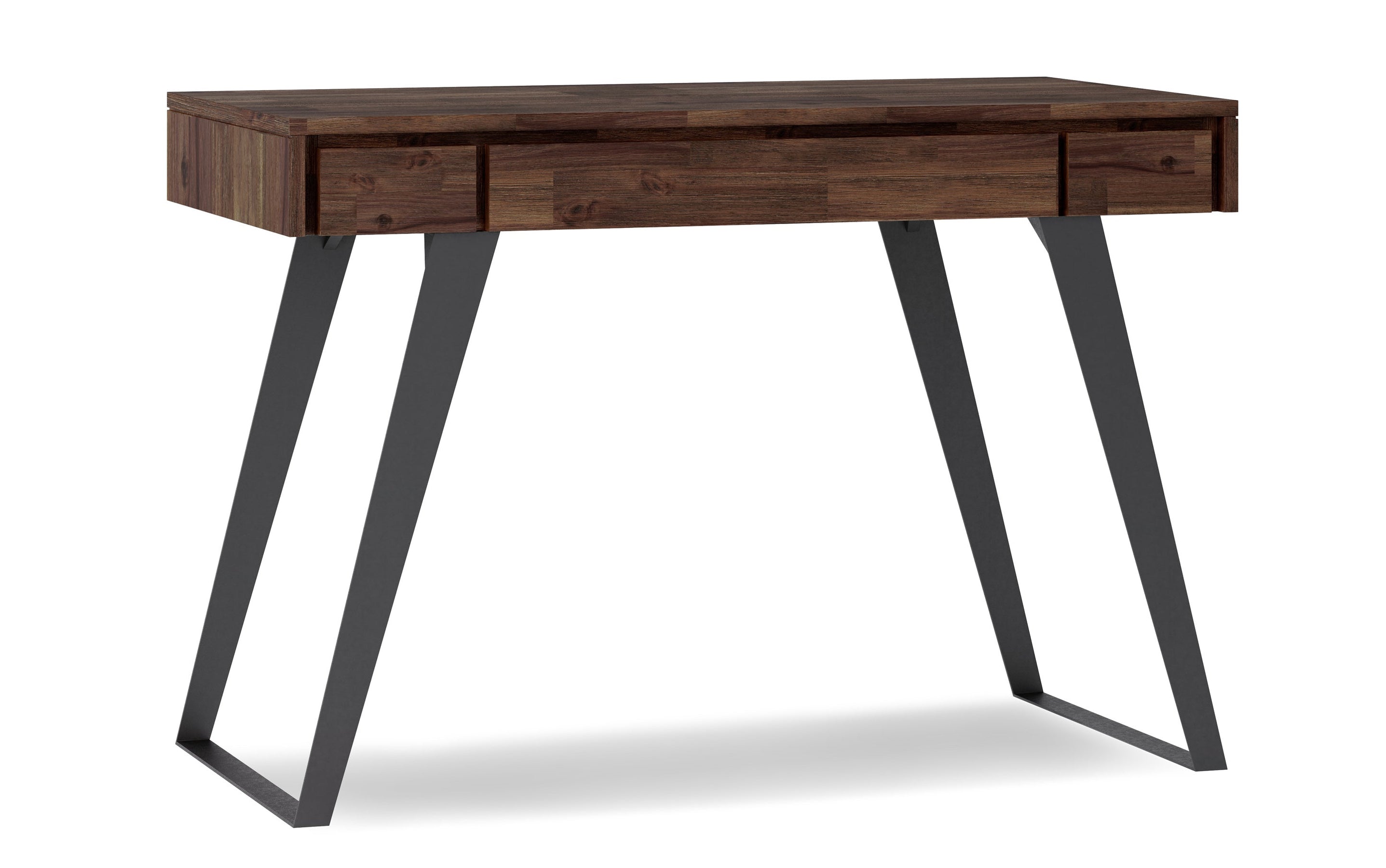 Distressed Charcoal Brown | Lowry Small Desk